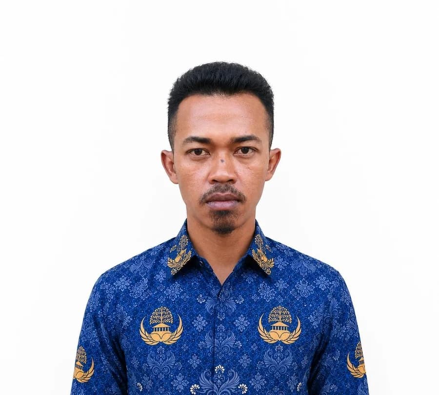 Potret perangkat Desa Dawuan berseragam Korpri